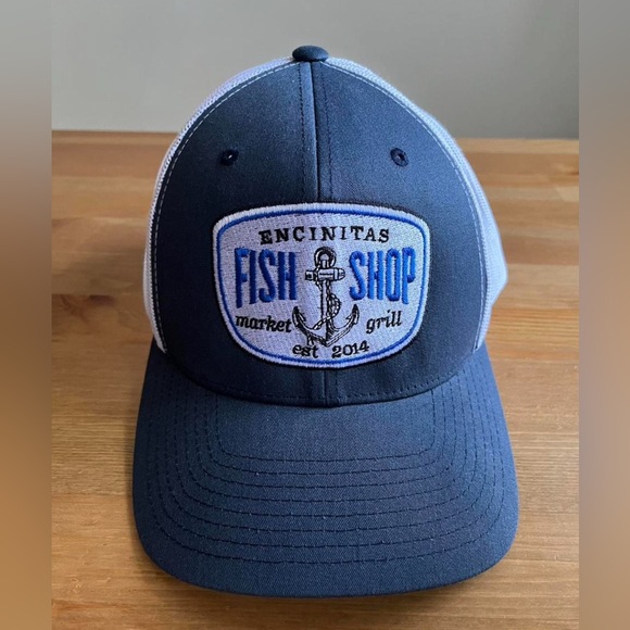 Other - Encinitas Fish Shop Blue and White Cap